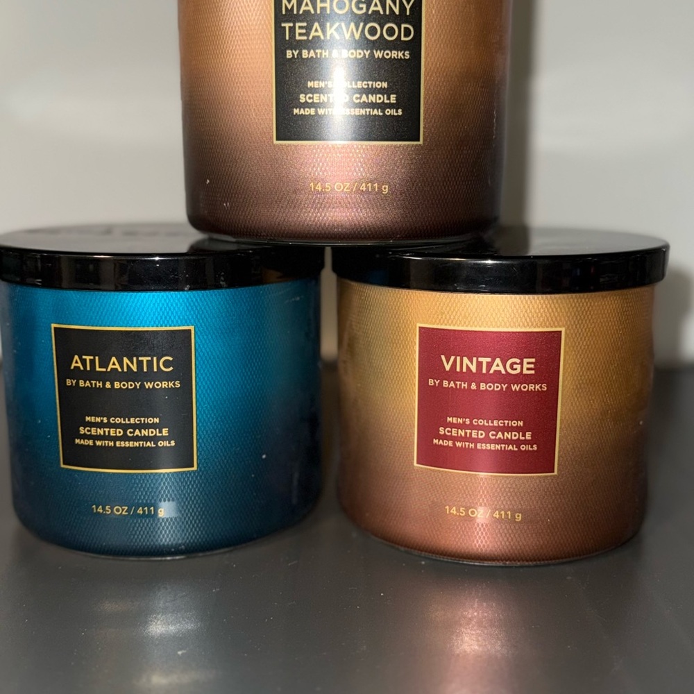 Bath & Body Works RARE 2022 MENS UNRELEASED TESTER CANDLES
KEYNOTES N LAST 3PICS